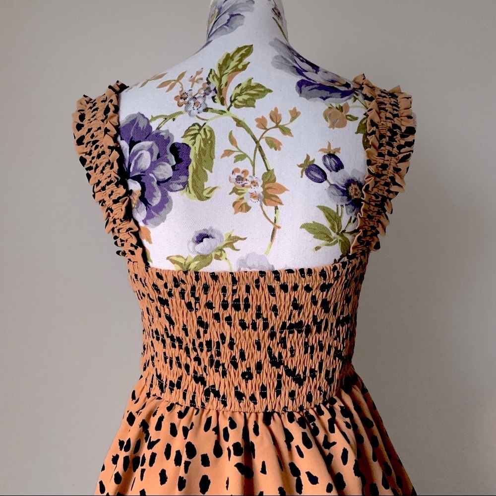 TUSSAH Women’s Sharni Animal Print Midi Dress Size 10 - Picture 10 of 15